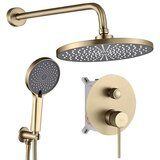 REA Bath Komplet za tuširanje za vgradnjo Lungo Stripe Gold Brush + BOX Cene