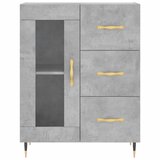  Visoka komoda siva betona 69,5x34x180 cm od konstruiranog drva | shoptok.hr
