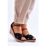 Boto Women's Wedge Sandals Black Daphne | Shoptok.si