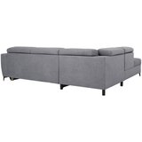MID.YOU KOTNA SEDEŽNA GARNITURA, velur temno siva | Shoptok.si
