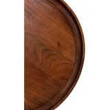 Marckeric Tamno smeđi okrugao stolić za kavu od masivnog manga 80x80 cm Giselle – | shoptok.hr