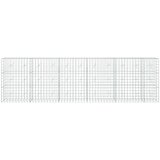  Gabion s žicom debljine 5 mm i mrežom 10x10 cm 550x20x150 cm | shoptok.hr