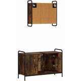  Set ormarića za kupaonicu 2 kom. Dimljeni hrast | shoptok.hr