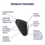 Satisfyer Stimulator Love Triangle APP črn | Shoptok.si