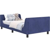  Otroški posteljni okvir z vznožjem Policijska modra 90 x 200 cm, (5000104591) | Shoptok.si