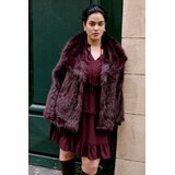 Trendyol Ženski kaput Tbbaw25Aw00000, Bordo Cene