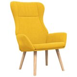  Stolica za opuštanje s tabureom od tkanine boja senfa | shoptok.hr