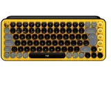 Logitech tipkovnica POP Keys z EMOJI, mehanska, rumena