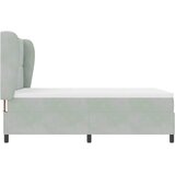  s opruga kutije Svijetlo siva 200 x 140 cm Baršun | shoptok.hr
