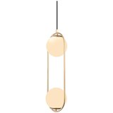 Squid Lighting Viseća svjetiljka u zlatnoj boji sa staklenim sjenilom ø 20 cm Arch – Cijene