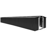 vidaXL Vrtna lopa antracitna 257x990x181 cm pocinkano jeklo Cene