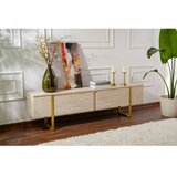 Hanah home TV polica Serenity Travertine Gold | ePonuda.com