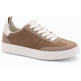 Ombre Old-school men's sneakers on thick sole - light brown | shoptok.hr
