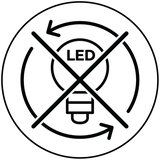 Lesnina XXXL Crna LED zidna lampa s mogućnosti zatamnjivanja ø 20 cm Raven – | shoptok.hr