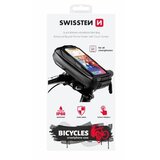 Swissten držač za mobitel - torbica, za bicikl vodootporana. crna | shoptok.hr
