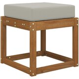  Jastučić za sjedenje na otvorenom Sivi 40 x 40 x 8 cm | shoptok.hr