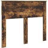  Uzglavlje s uzglavljem Dimljeni hrast 135 cm Konstruirano drvo | shoptok.hr