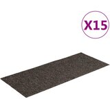  Prostirke za stepenice samoljepljive 15 kom 60x25 cm antracit pravokutne | shoptok.hr