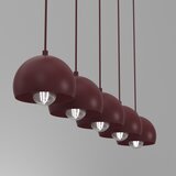  Luster na sajli SOOL 5xE27/15W/230V bordo | Eponuda.com