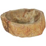  Umivaonik od fosilnog kamena 45 x 35 x 15 cm krem | shoptok.hr