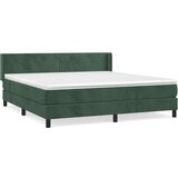  The Living Store Box spring postelja z vzmetnico temno zelena 180x200 cm žamet - Box Spring Postelja, (21492763) | Shoptok.si