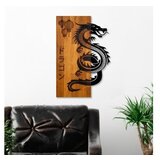 WALLXPERT dragon WalnutBlack Decorative Wooden Wall Accessory | ePonuda.com