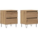  Noćni ormar s ladicama 2 pcs hrast artisan 40 x 35 x 50 cm | shoptok.hr