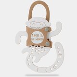 Milin Big Wooden Lacing Toy Monkey Amelia aktivnostna igrača 20 cm x 17,5 cm x 0,7 cm 1 kos | Shoptok.si
