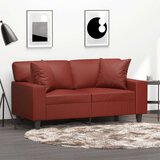  Okrasna blazina 2 kosa vinsko rdeča 40x40 cm žamet, (21050143) | Shoptok.si