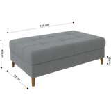 Ropez Sivi tabure od bouclé tkanine Ariella – | shoptok.hr