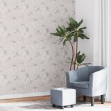 vidaXL Zidna tapeta 3D s cvjetnim uzorkom siva 10 x 0,53 m netkana | shoptok.hr