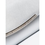 Shelvt Silver clutch bag with chain | shoptok.hr
