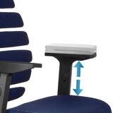 MID.YOU Vrtljiv Stol Ergo Line Ii, Modra | Shoptok.si