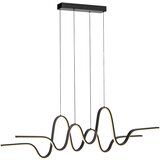 PAUL NEUHAUS Dizajnerska viseča svetilka črna z zatemnitvijo LED Easylift - Altitude | Shoptok.si