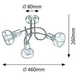 Rabalux holly plafonska lampa 3x40W bez sijalice | Eponuda.com