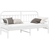 vidaXL postelja z dnom bela 80x200 cm jeklo | Shoptok.si