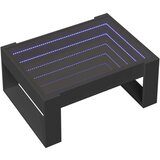  Stolić za kavu s beskonačnim LED svjetlima crni 70x53x30 cm | shoptok.hr