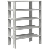 Maison Chic Regal za čevlje - Polica za čevlje betonsko siv 61x32x87,5 cm inženirski les, (21777782) | Shoptok.si