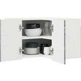 vidaXL Stenska kuhinjska omarica s polico Siva Sonoma 57 x 57 x 40 cm | Shoptok.si