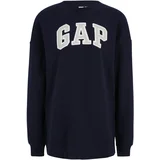 Gap Tall Sweater majica mornarsko plava / svijetlosiva / bijela