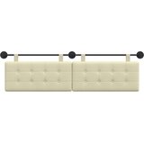  Držeće uzglavlje Zidne Lažna koža - Krema 160 cm bez LED | shoptok.hr