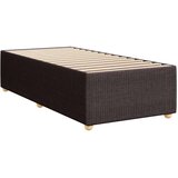 vidaXL Box spring postelja z vzmetnico temno rjava 80x200 cm blago, (21305324) | Shoptok.si