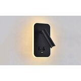 Ferotehna zidna lampa led arizona black, 7+3 w, usb | shoptok.hr