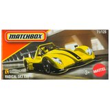 Mattel Matchbox: Radical SR3 XXR rumen igračni avtomobilček v papirnati škatli 1/64 – Cene