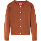  Dječji kardigan pleteni boja konjaka 140 | shoptok.hr