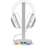 Razer Držač za slušalice Base Station V2 Chroma Mercury (USB 3.1; 7.1 Surround Sound) Cene