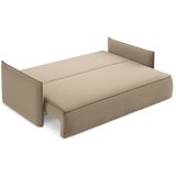 Makamii Svjetlo smeđa baršunasti sklopiva/s prostorom za odlaganje sofa 225 cm Hula – | shoptok.hr
