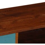 3 TV omarica s 3 predali 110x35x50 cm trden akacijev les | Shoptok.si