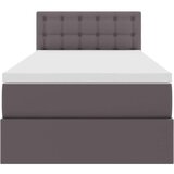  Postelja s shranjevanjem Siva 90 x 190 cm Umjetno usnje, (5000100907) | Shoptok.si