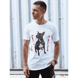 DStreet T-shirt męski z nadrukiem biały Cijene